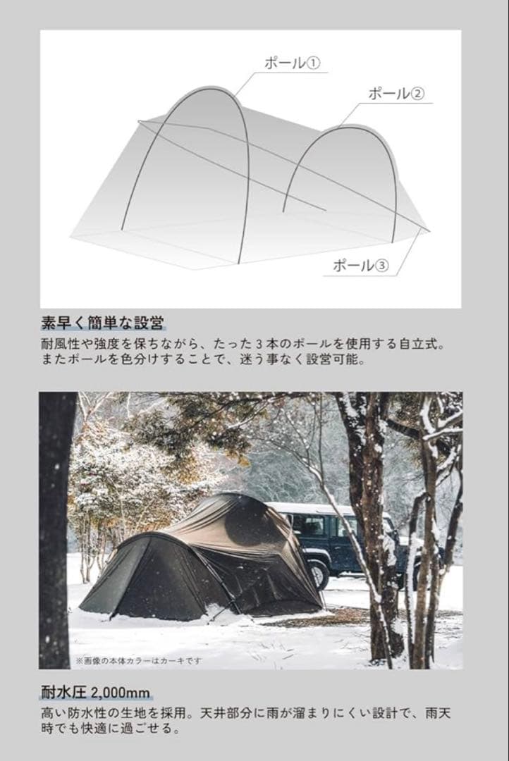 テンビシェルター　ルーフ【未使用】　セット販売 TOKYOCRAFTS