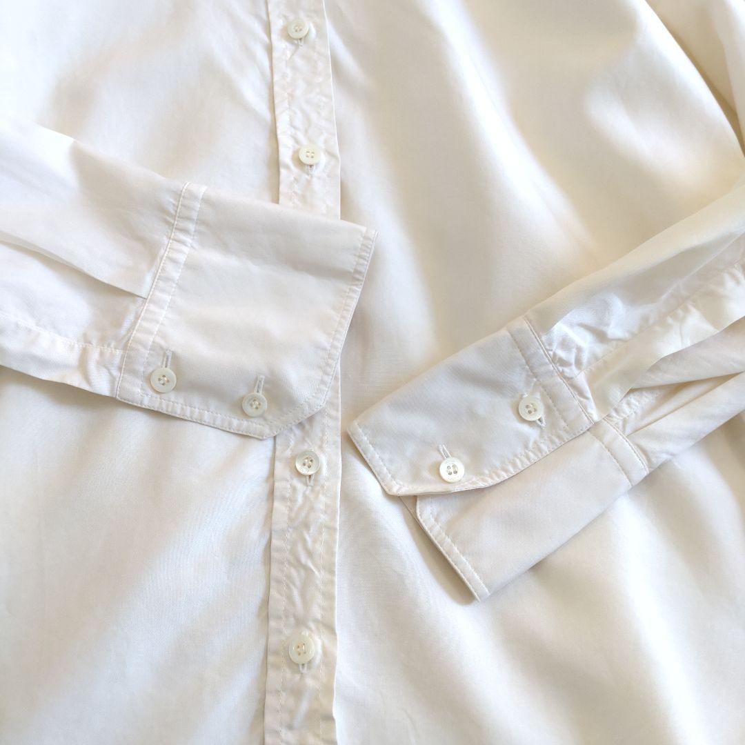 GUCCI　レギュラーカラーバックシェリーラインリボンテープシルクブラウス