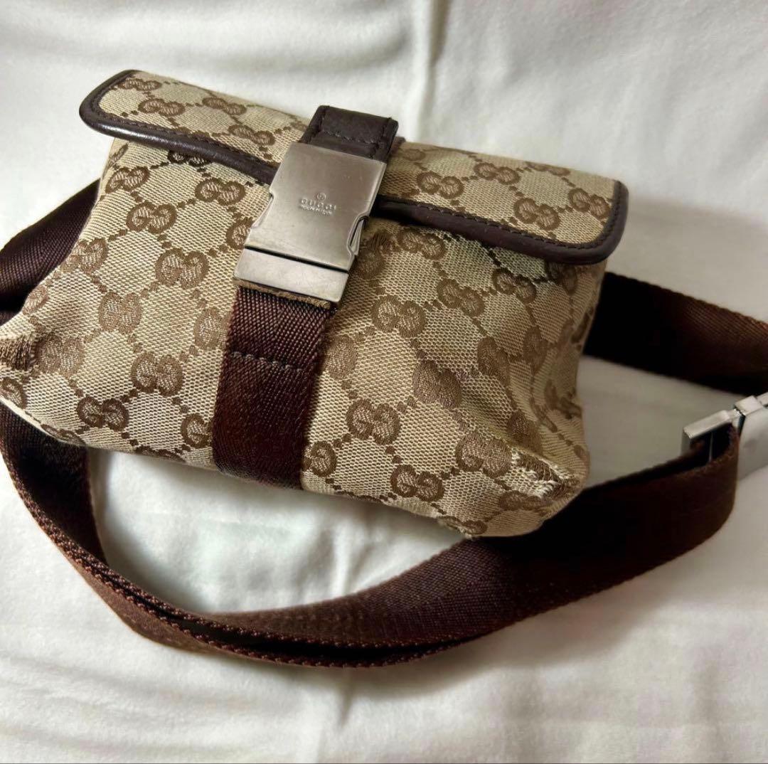 GUCCI グッチ ショルダーバッグ GGキャンバス