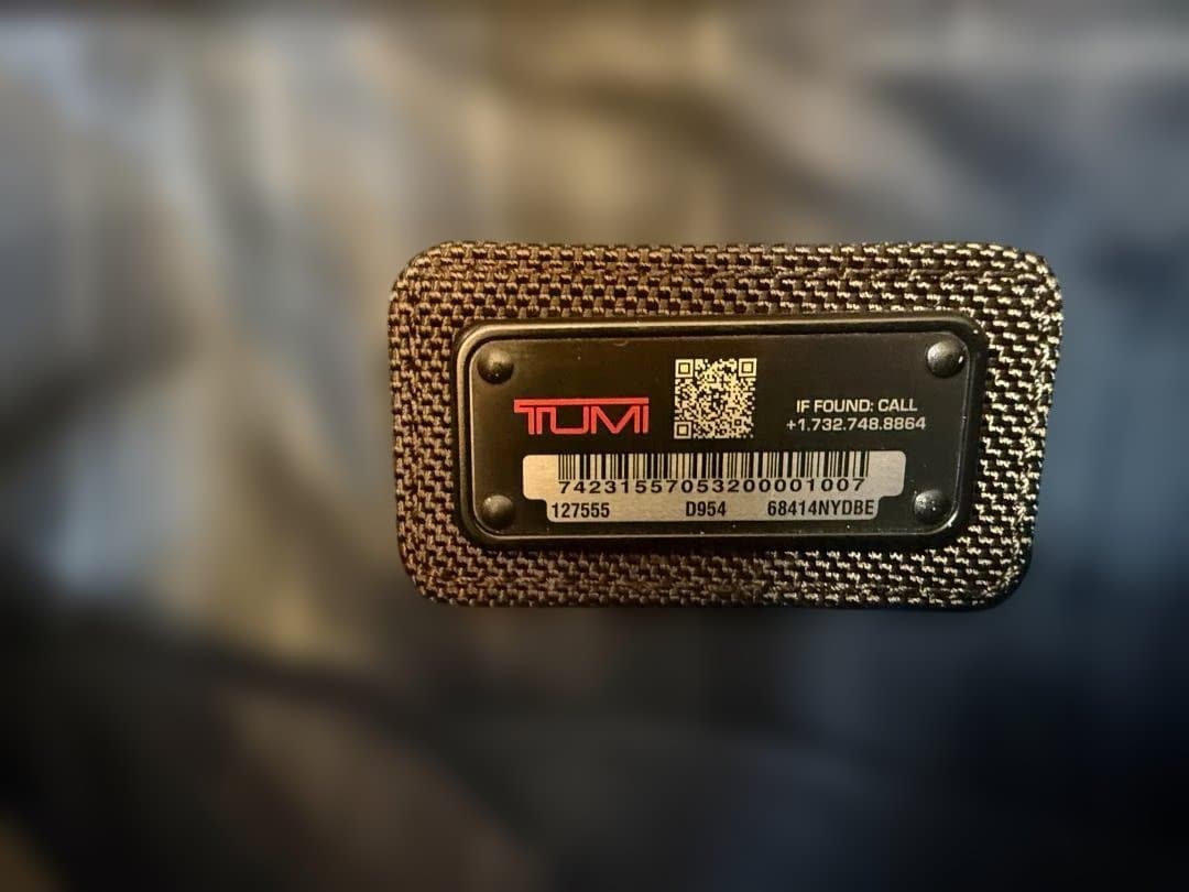 TUMI トートバッグ ネイビー ブラウン