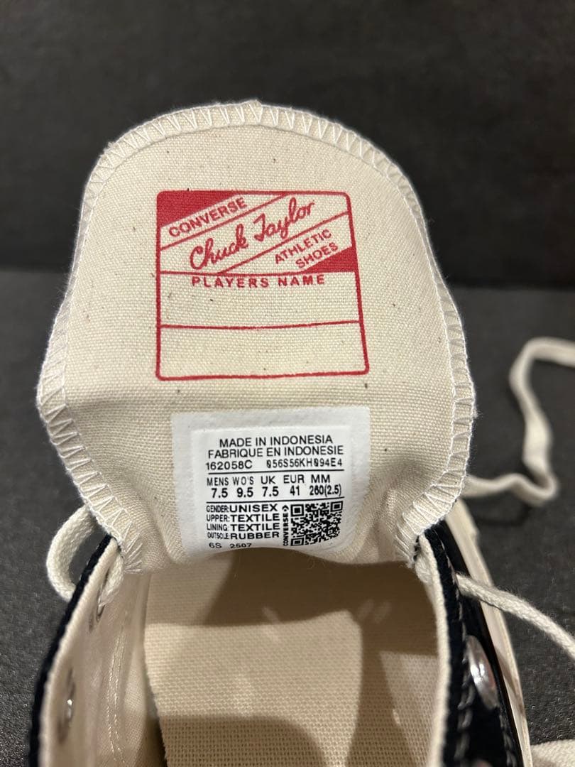 新品 コンバース CT70 ローカット ブラック 26.0 チャックテイラー