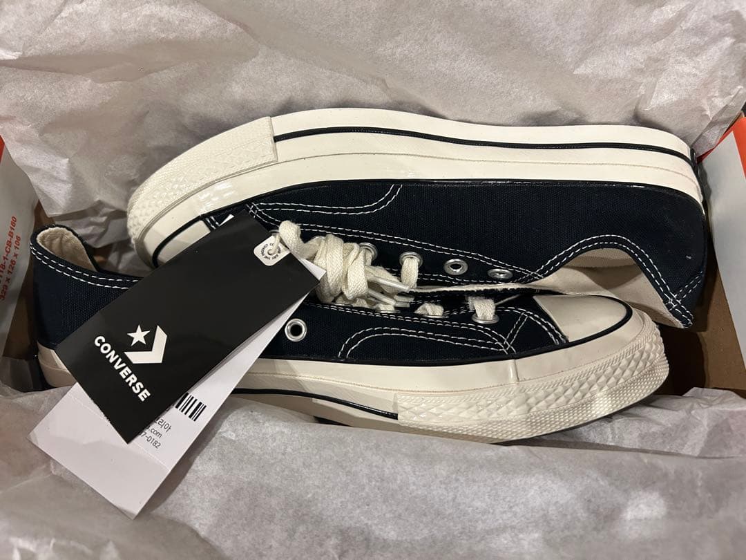新品 コンバース CT70 ローカット ブラック 26.0 チャックテイラー