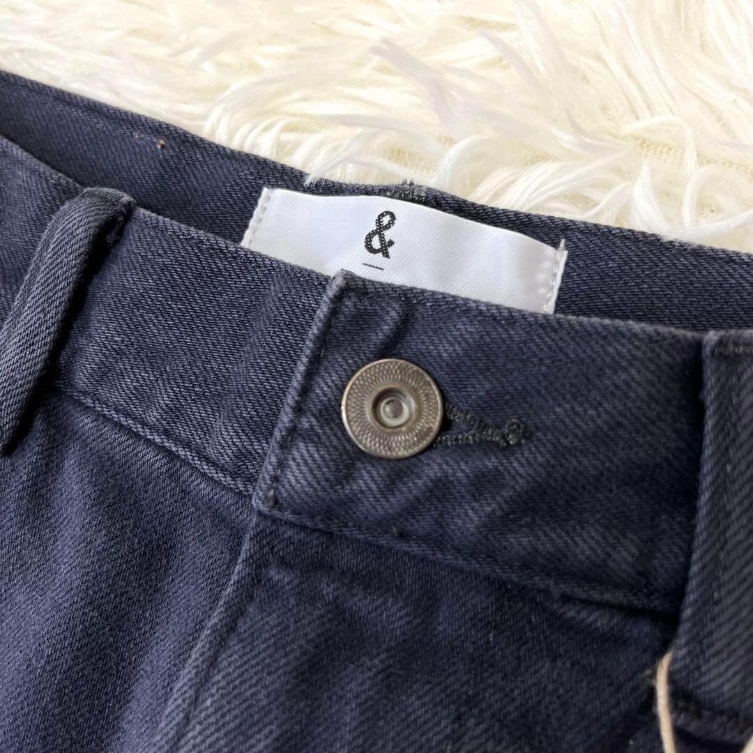 Curensology【新品タグ付】カレンソロジー ストレッチデニム 黒 紺40