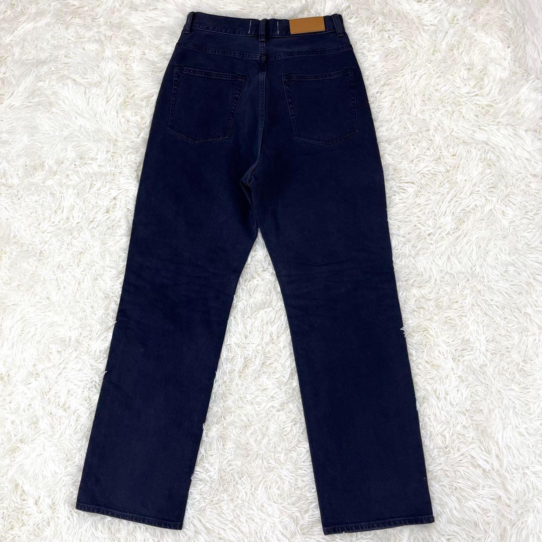 Curensology【新品タグ付】カレンソロジー ストレッチデニム 黒 紺40