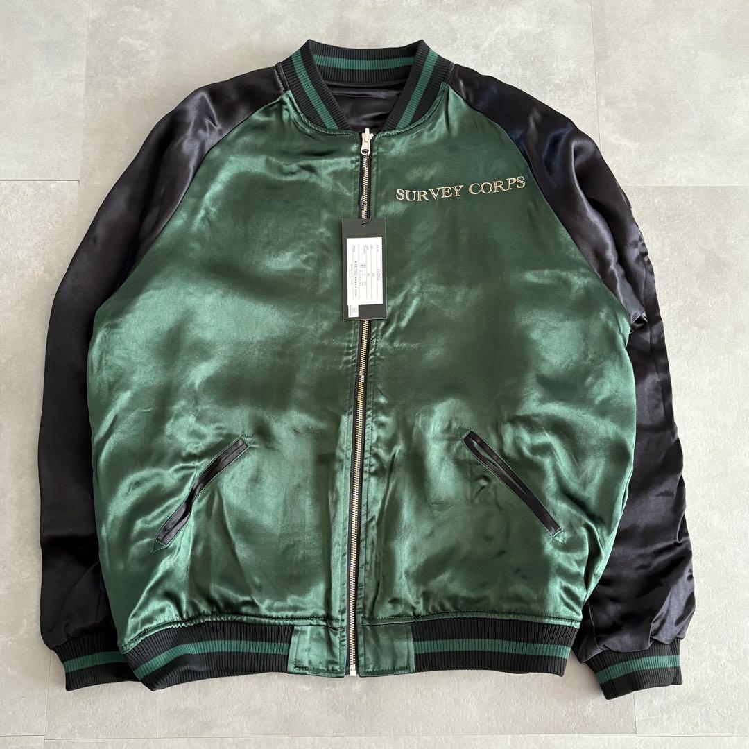 未使用 カラクリダマシイ 進撃の巨人 リヴァイ リバーシブル スカジャン【XL】