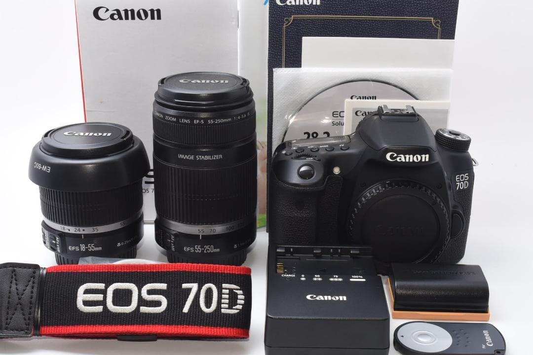★美品★ Canon EOS 70D ダブルレンズセット