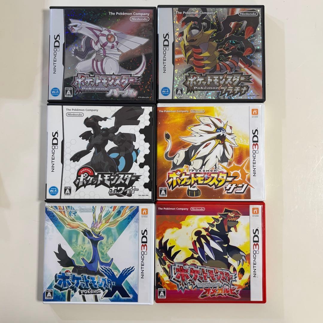 ポケットモンスター ゲーム6本セット