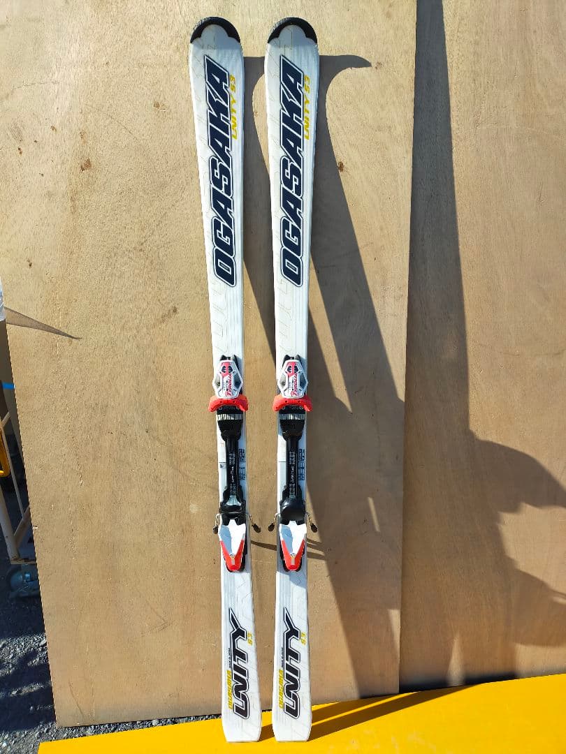 OGASAKA オガサカ　UNITY S3 スキー板 ビンディング付き 白色