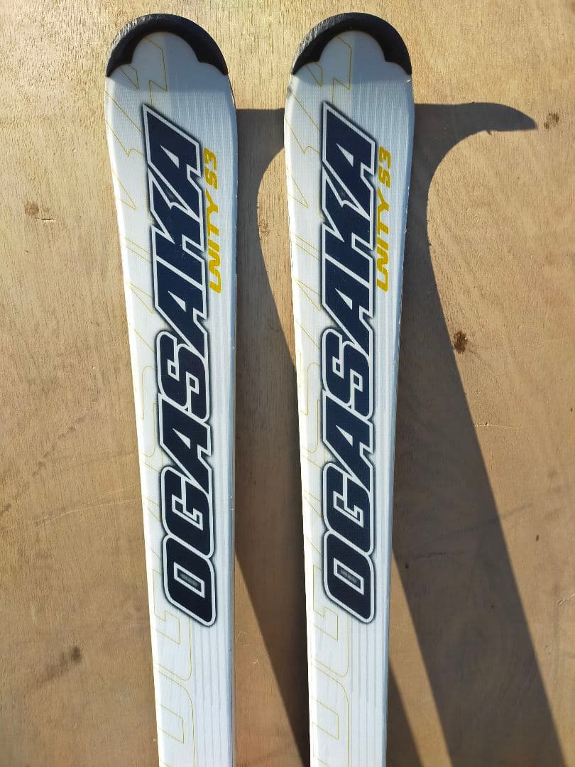 OGASAKA オガサカ　UNITY S3 スキー板 ビンディング付き 白色