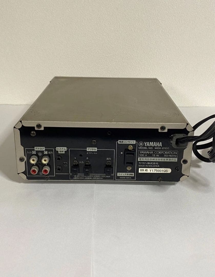 YAMAHA MDX-E100 オーディオ機器 MDプレーヤー 動作品