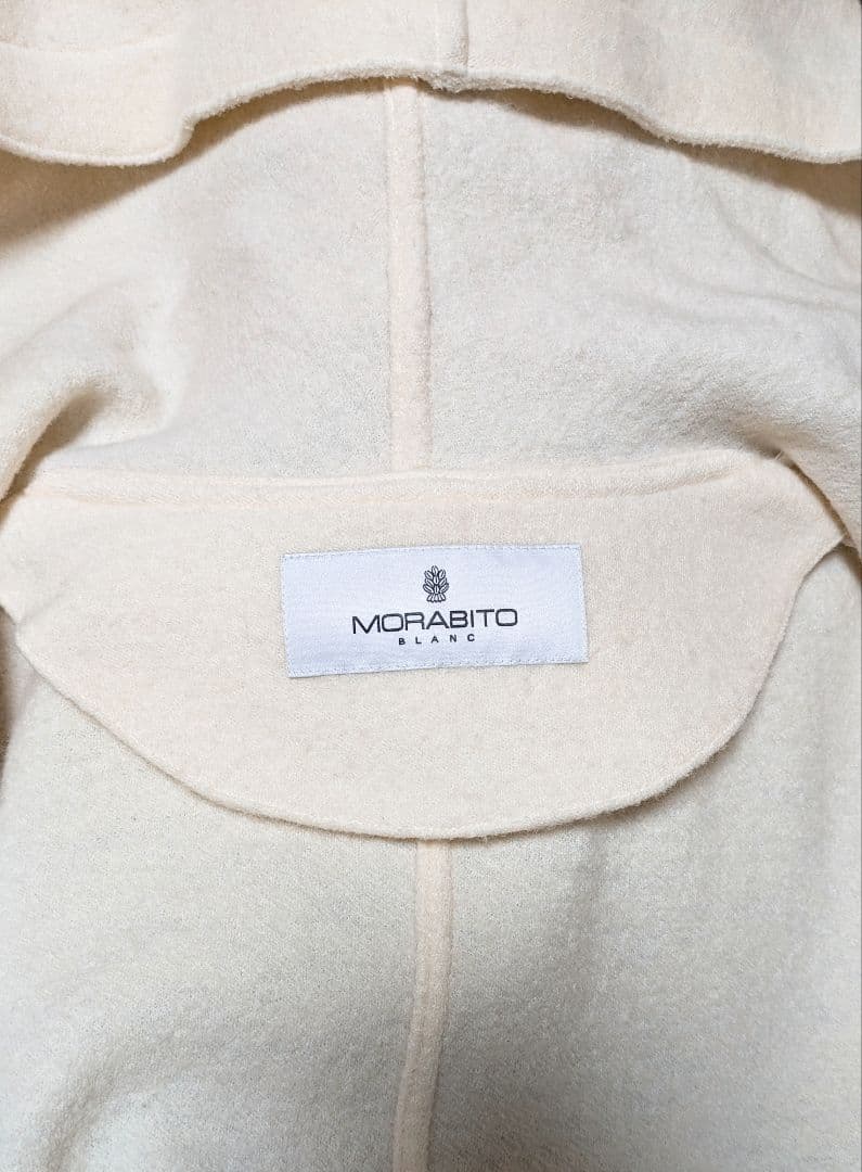 MORABITO フード付きロングカーディガン