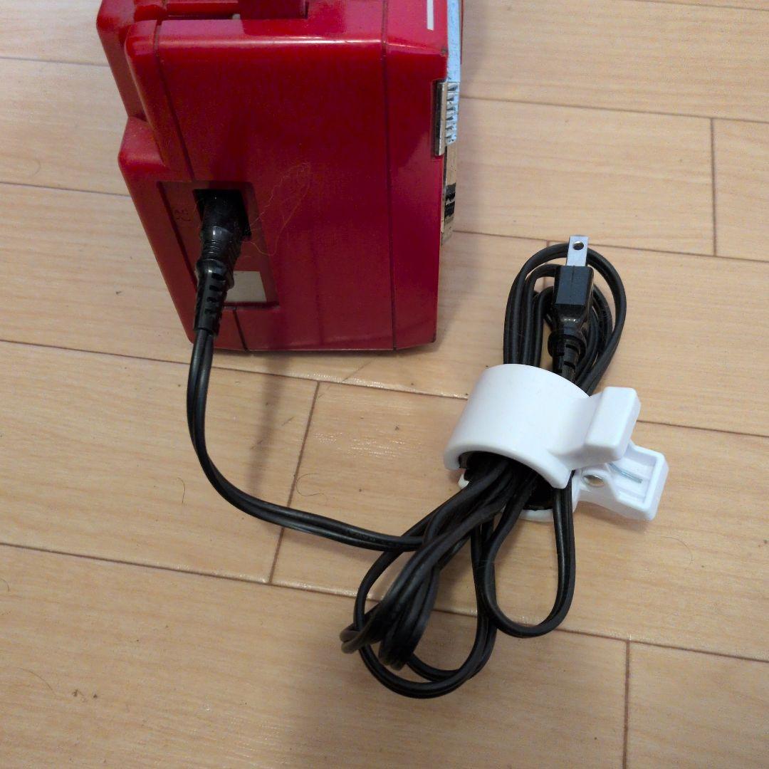 UNISEF ダブルカセットラジカセ 赤