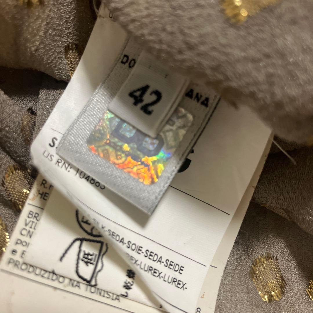 ドルチェ＆ガッバーナ（DOLCE＆GABBANA）シルクシフォンブラウス