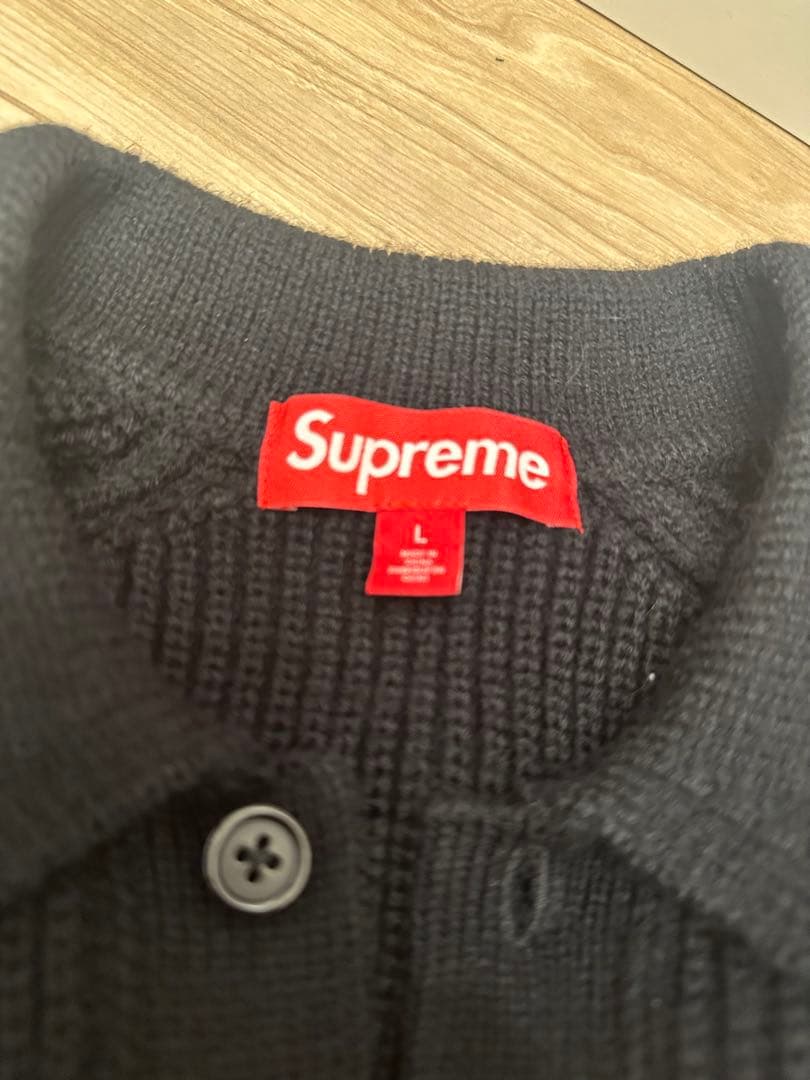 トップス Supreme Small Box Polo Sweater Black