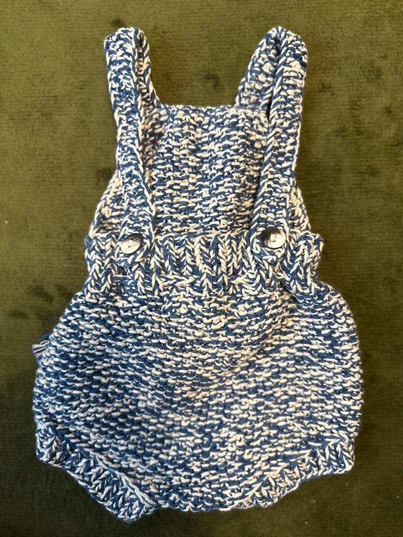 ミーシャアンドパフ　ニットロンパース12-18m