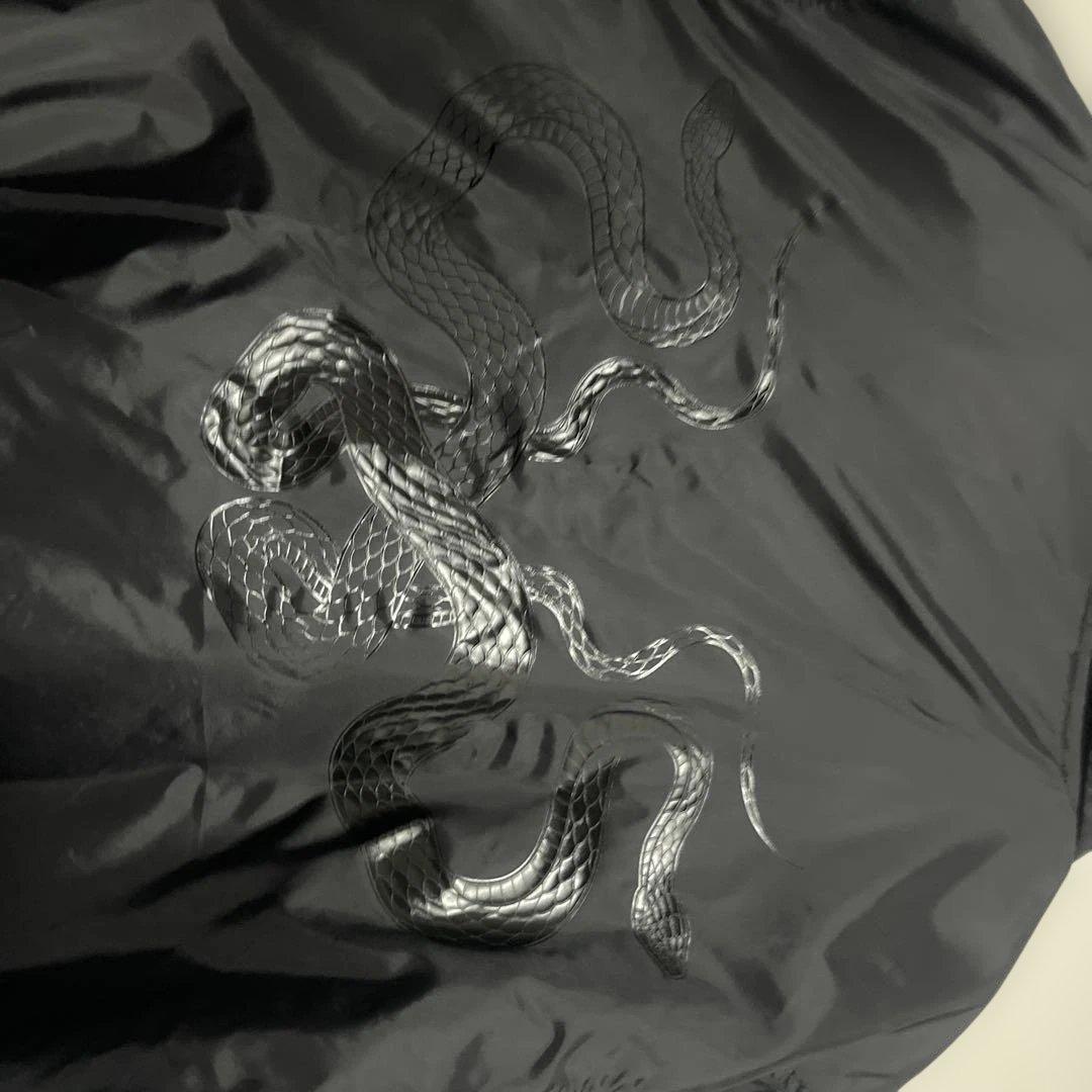 K*e様 KNOSIS コーチジャケット　黒蛇デザイン
