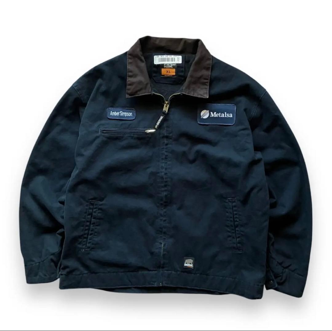 lsa ネイビー ジャンパー　ダックジャケット