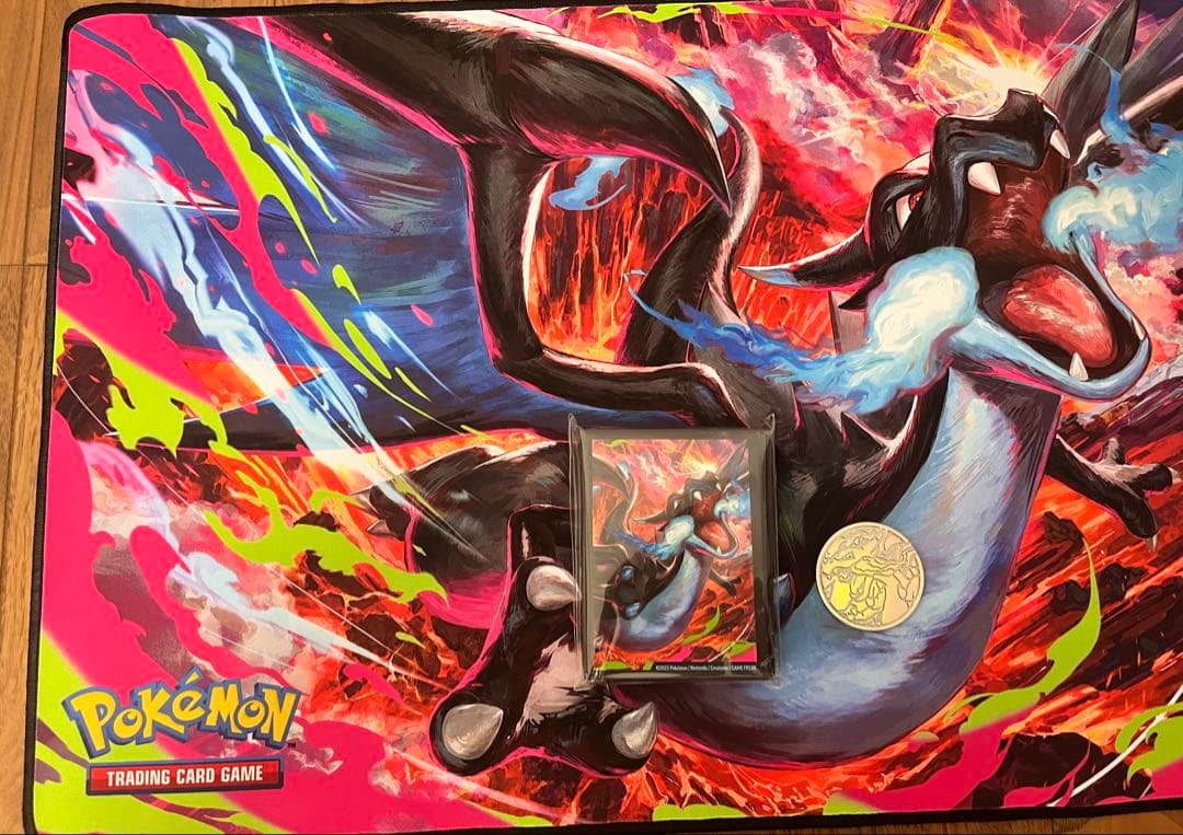 メガリザードンX プレイマット & スリーブ未開封＆ UPC 2025