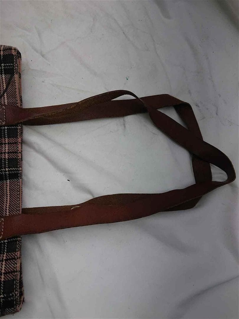 ◎ヴィヴィアン・ウエストウッド チェック柄トートバッグ ピンク系 レディース