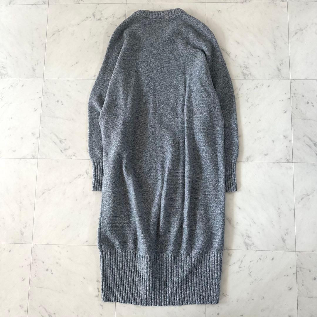 極美品♪ネミカ ロングニットワンピース クルーネック ゆったり レリアン