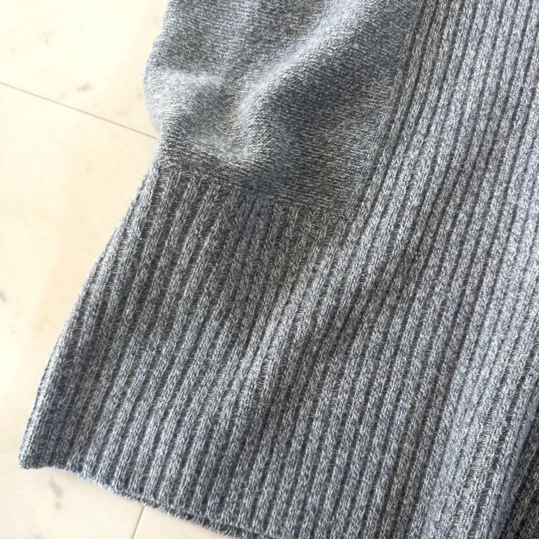 極美品♪ネミカ ロングニットワンピース クルーネック ゆったり レリアン