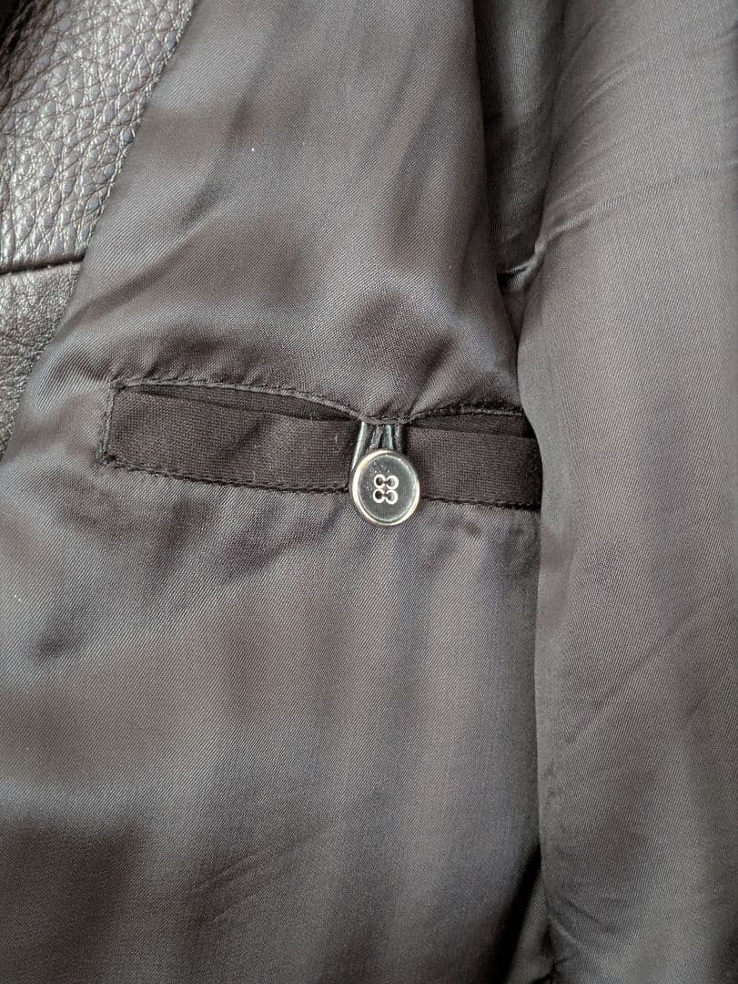 EMMETI エンメティ ビームス別注 シングル ライダース レザージャケット