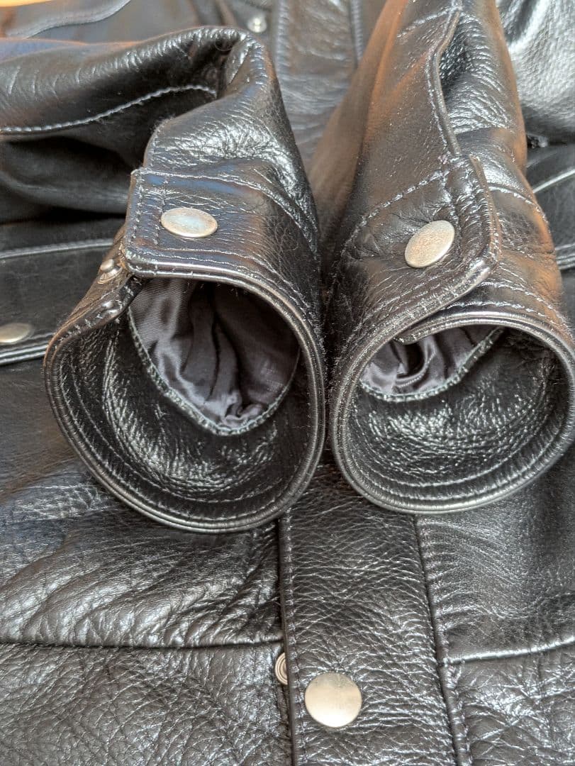 EMMETI エンメティ ビームス別注 シングル ライダース レザージャケット