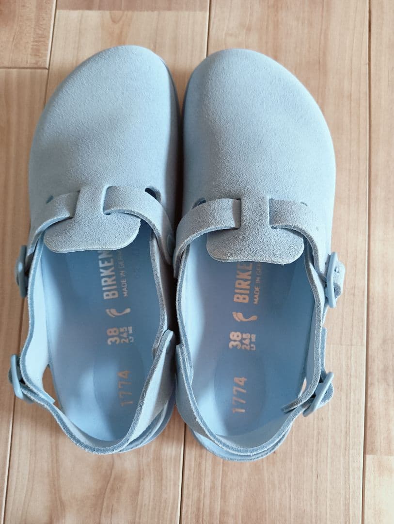BIRKENSTOCK トキオ 1774 38ナロー ライトブルー
