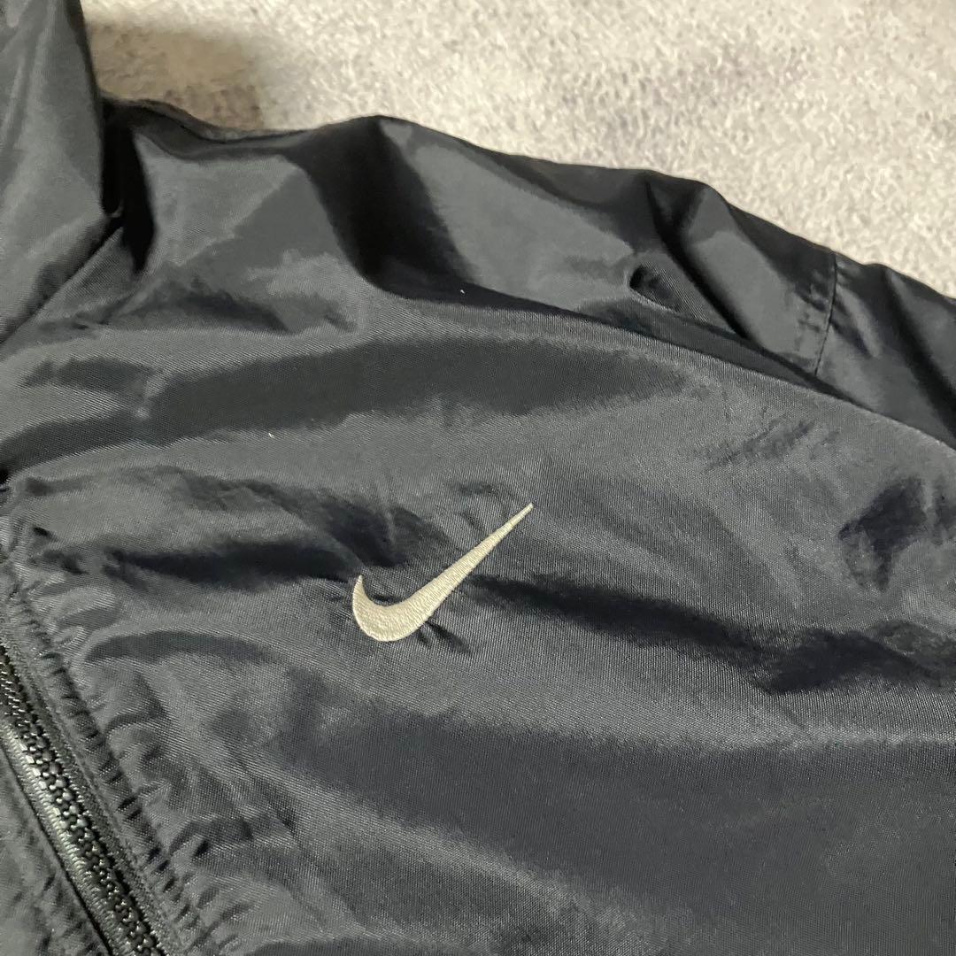 90sNIKEボアライナーウォームアップジャケットブルゾンスウッシュ刺繍ナイキ