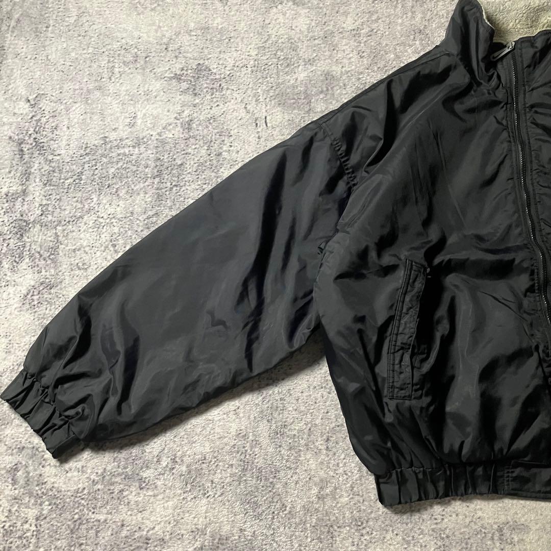 90sNIKEボアライナーウォームアップジャケットブルゾンスウッシュ刺繍ナイキ