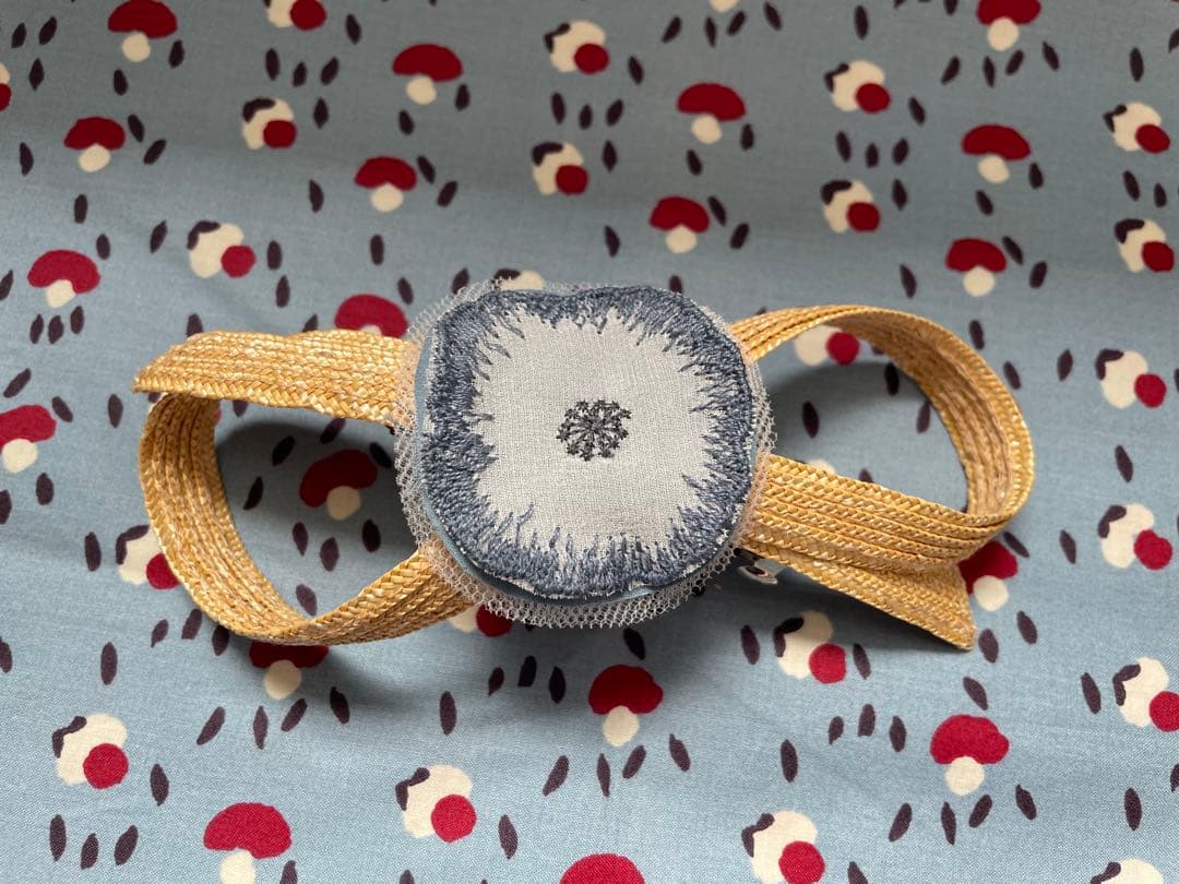 ミナペルホネン Hitomi Shinoyama バレッタ