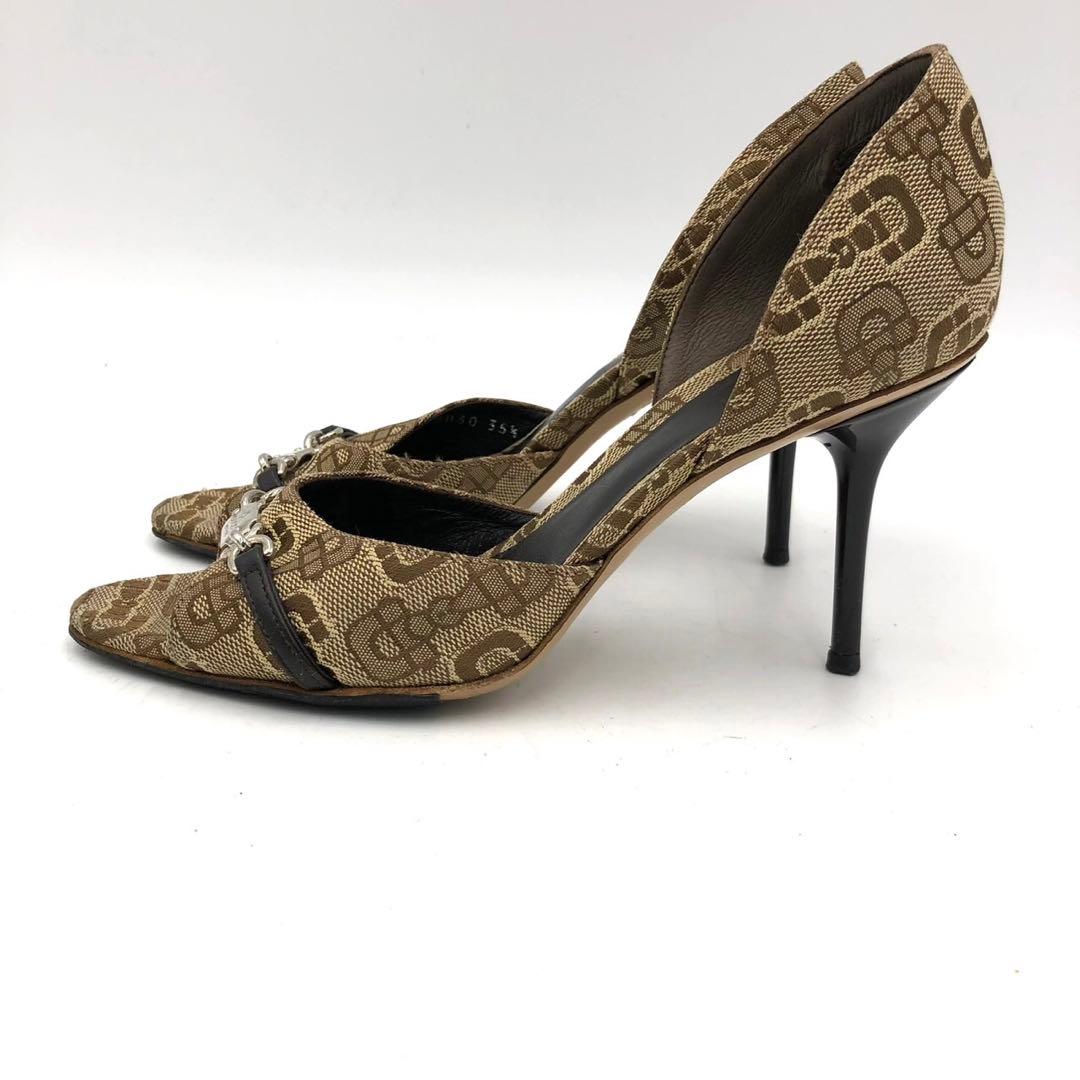 グッチ GUCCI パンプス 317030 GGキャンバス サイズ35