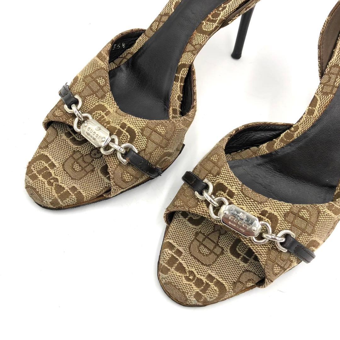 グッチ GUCCI パンプス 317030 GGキャンバス サイズ35