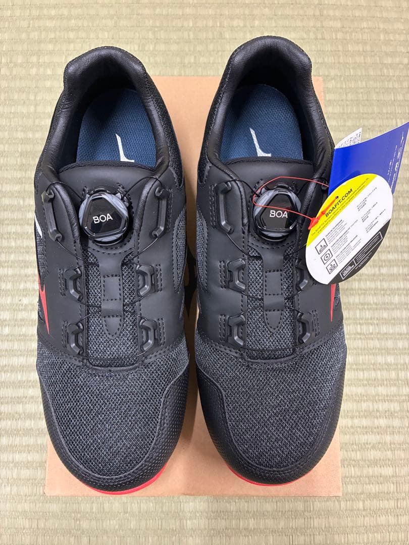 Mizuno BOA 安全靴 ブラック/レッド