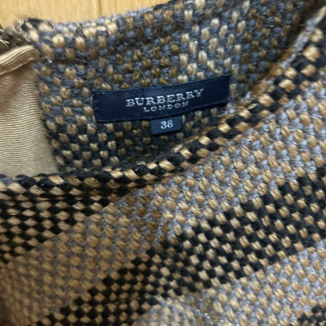 BURBERRY ノースリーブ ワンピース 38