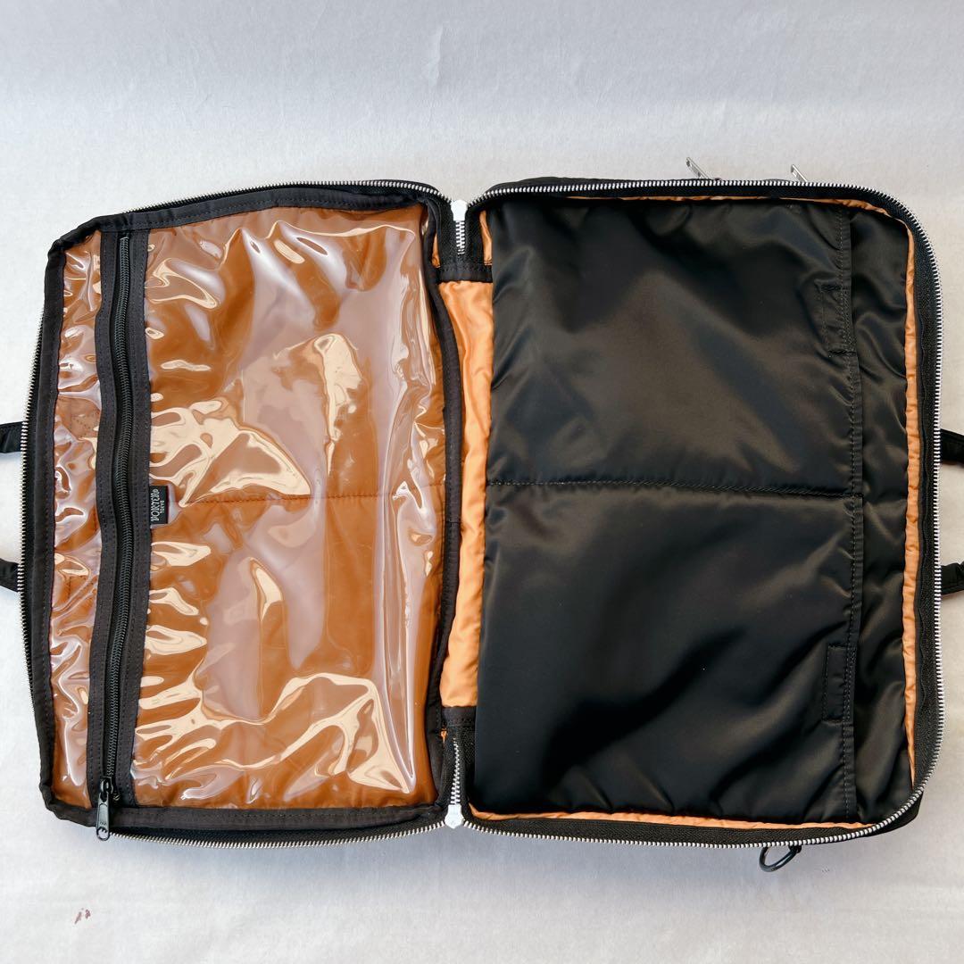 美品✨ポーター タンカー 2way 2層 拡張可能　ブリーフケース 黒 A4