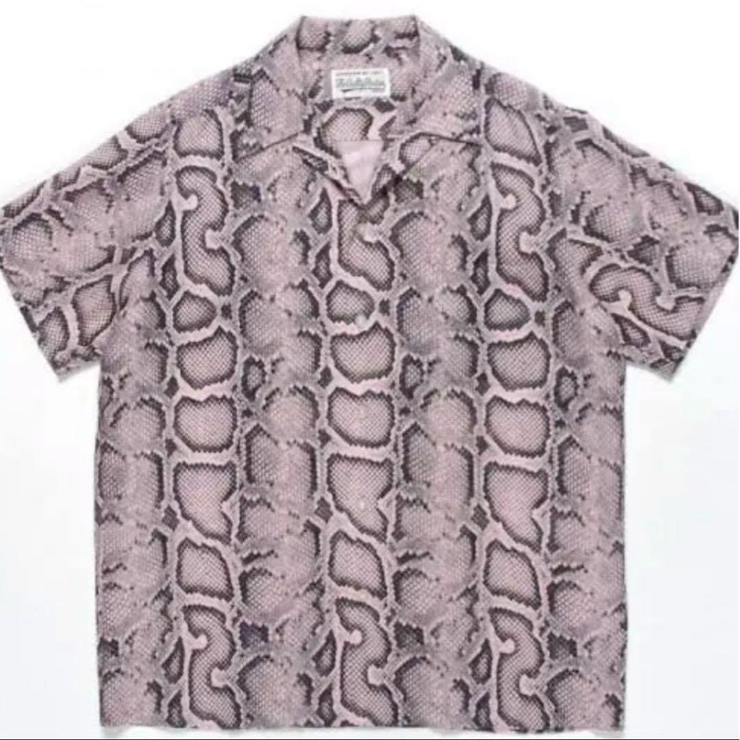 WACKO MARIA ヘビ柄 半袖シャツ L パイソン