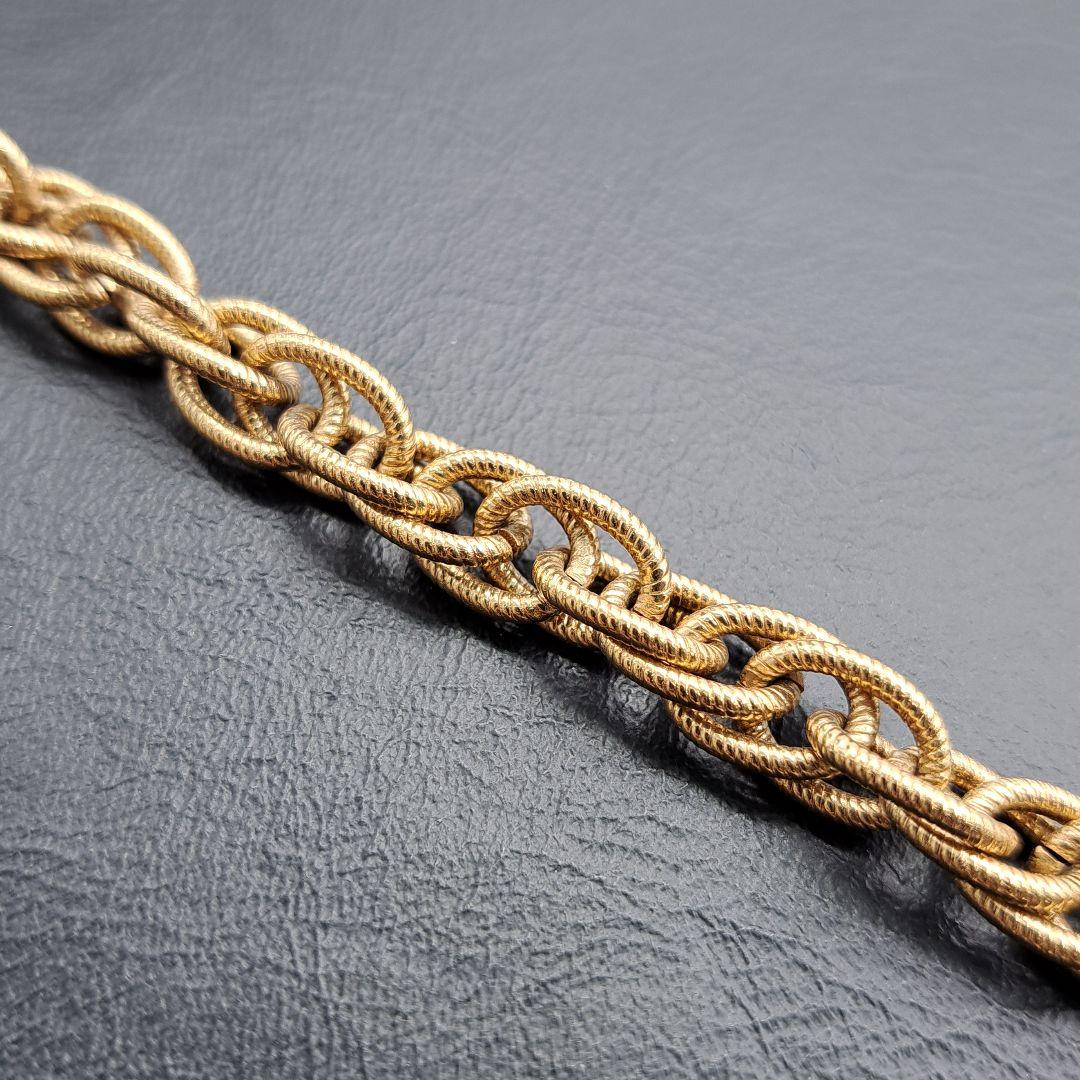 GIVENCHY ジバンシー ネックレス ロング ツイスト ゴールド希少デザイン