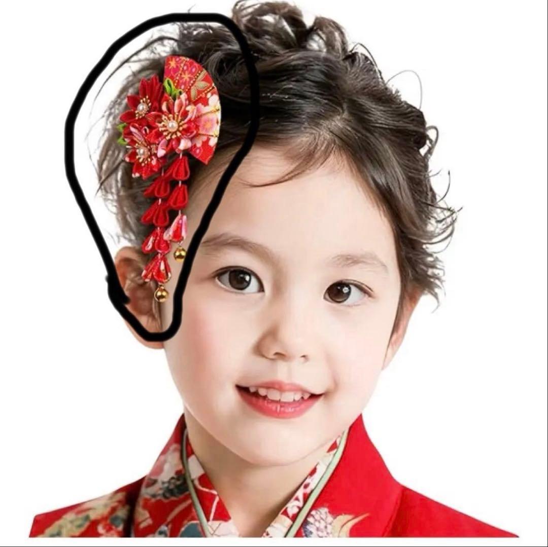 7歳 七五三 正絹 古典柄着物 フルセット