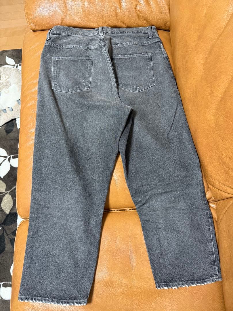 ジャーナルスタンダードラックス　リュウカBKデニムルーズテーパー8分丈4PK