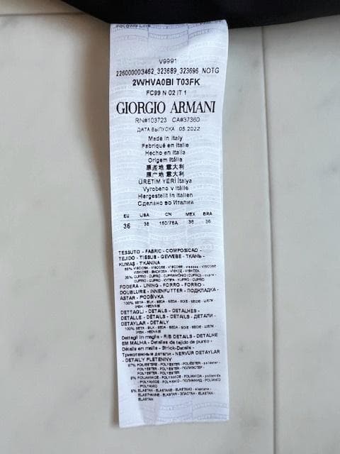 GIORGIO ARMANI 極美品 ワンピースチュニック ジョルジオアルマーニ