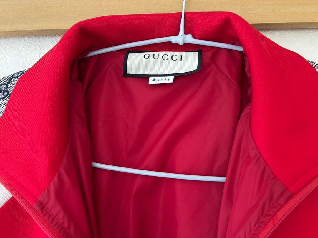 GUCCI GGスリーブ トラックジャケット xs