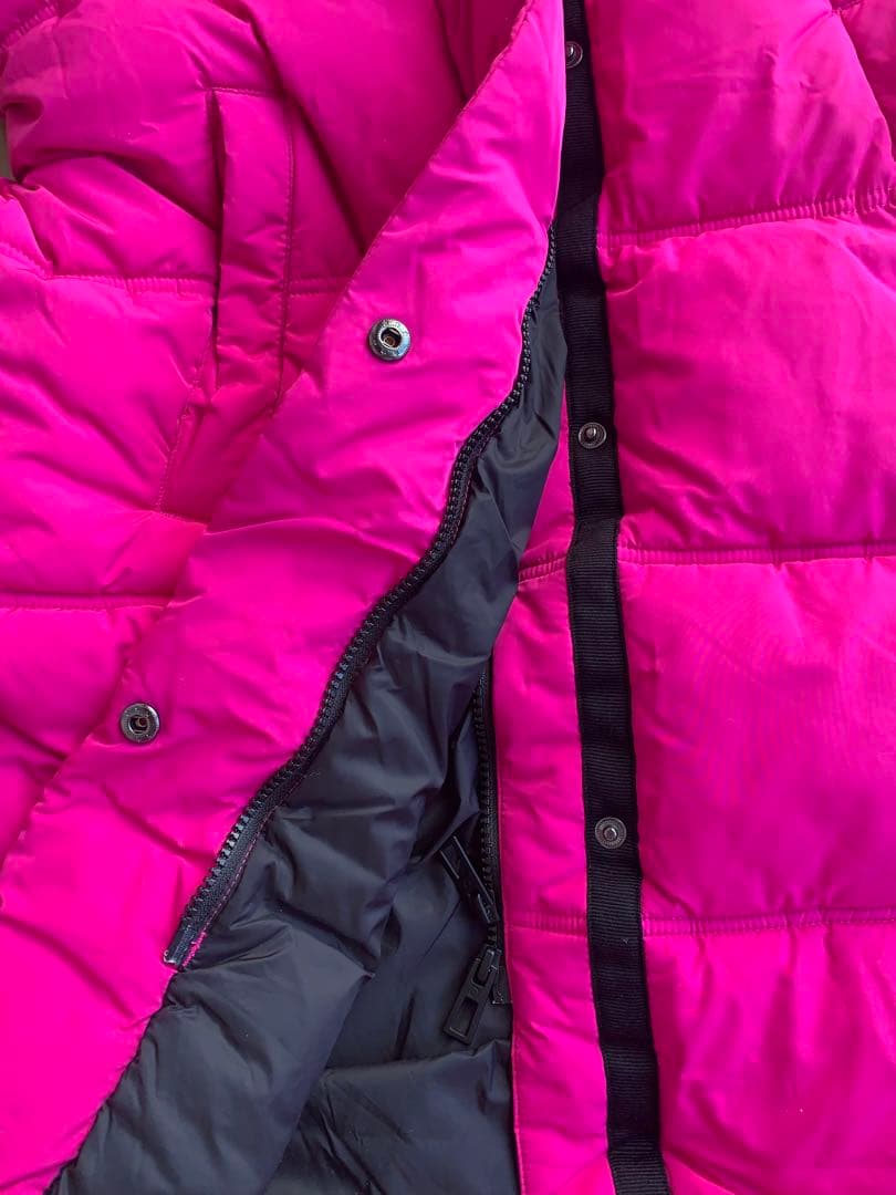 Desigual 極美品フード付き　ベルトパデットコート　M ピンク