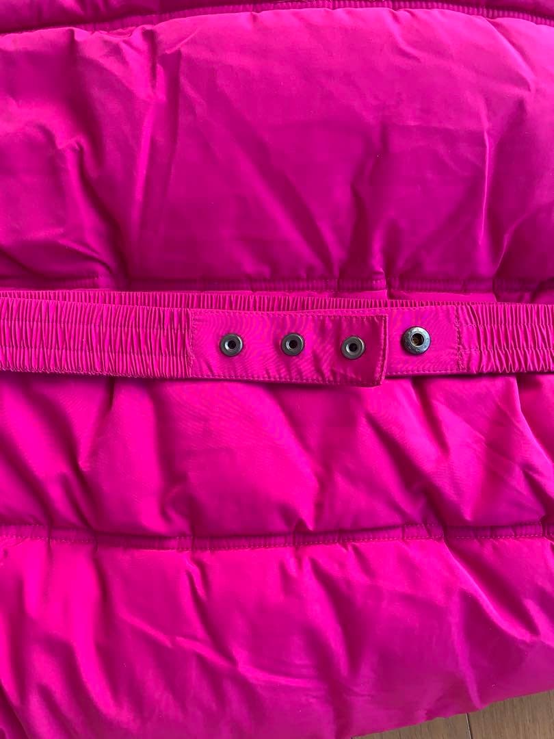 Desigual 極美品フード付き　ベルトパデットコート　M ピンク