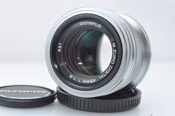 ポートレート OLYMPUS M.ZUIKO 45mm F1.8 銀