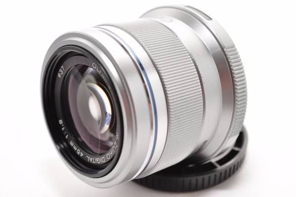 ポートレート OLYMPUS M.ZUIKO 45mm F1.8 銀