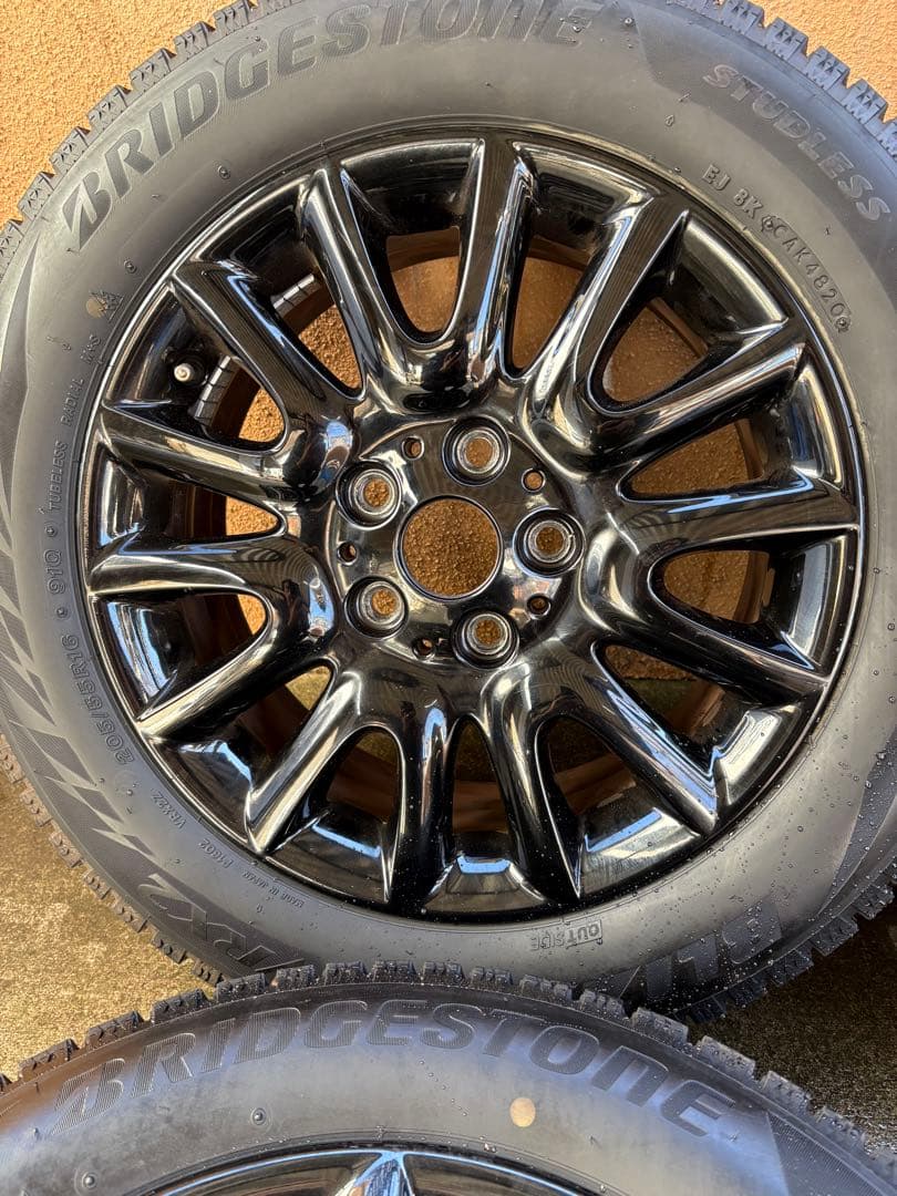 ミニクーパー純正アルミホイールセット 205/55R16 4本スタッドレス付き