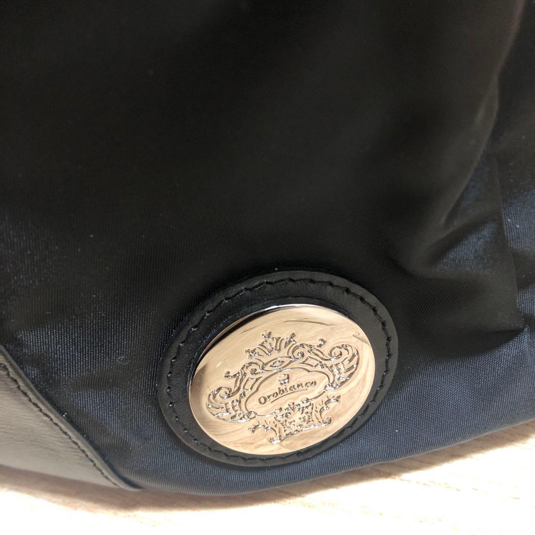 【Nレア未使用】Papas ×オロビアンコ　ショルダー兼トートバッグ黒