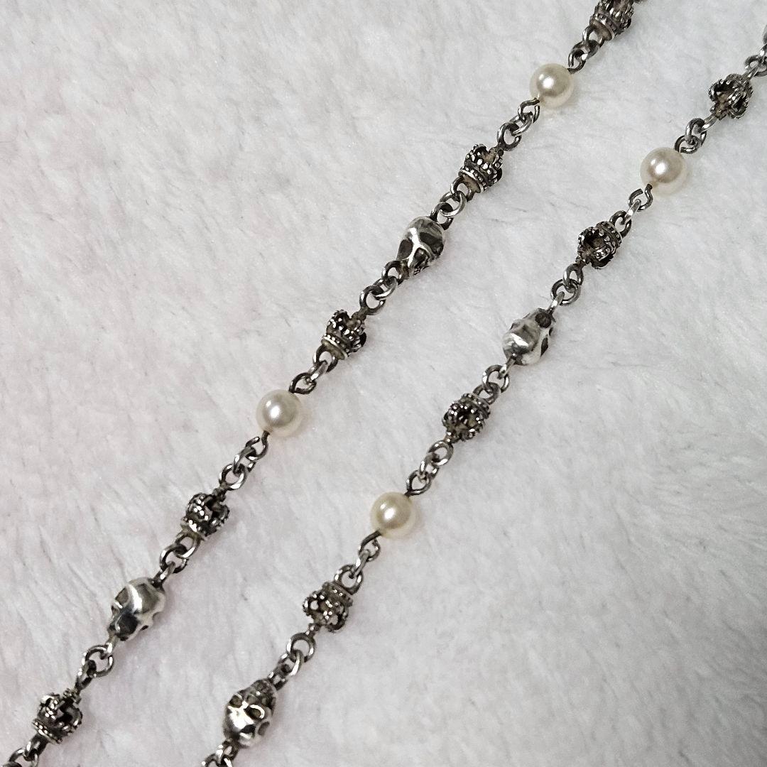 JUSTIN DAVIS SKULL DIVINE STONE チェーン50cm