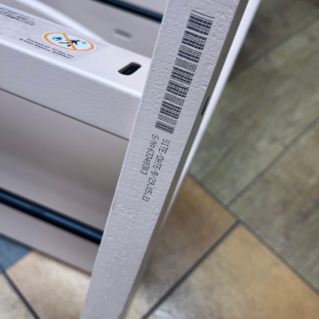 美品 ストッケ トリップトラップ ピンク S/N6 セレーヌピンク